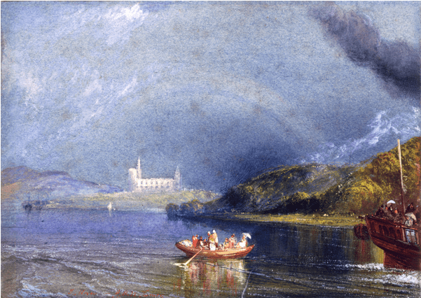 Jumièges By Thomas Moran - Jumièges (600x600), Png Download