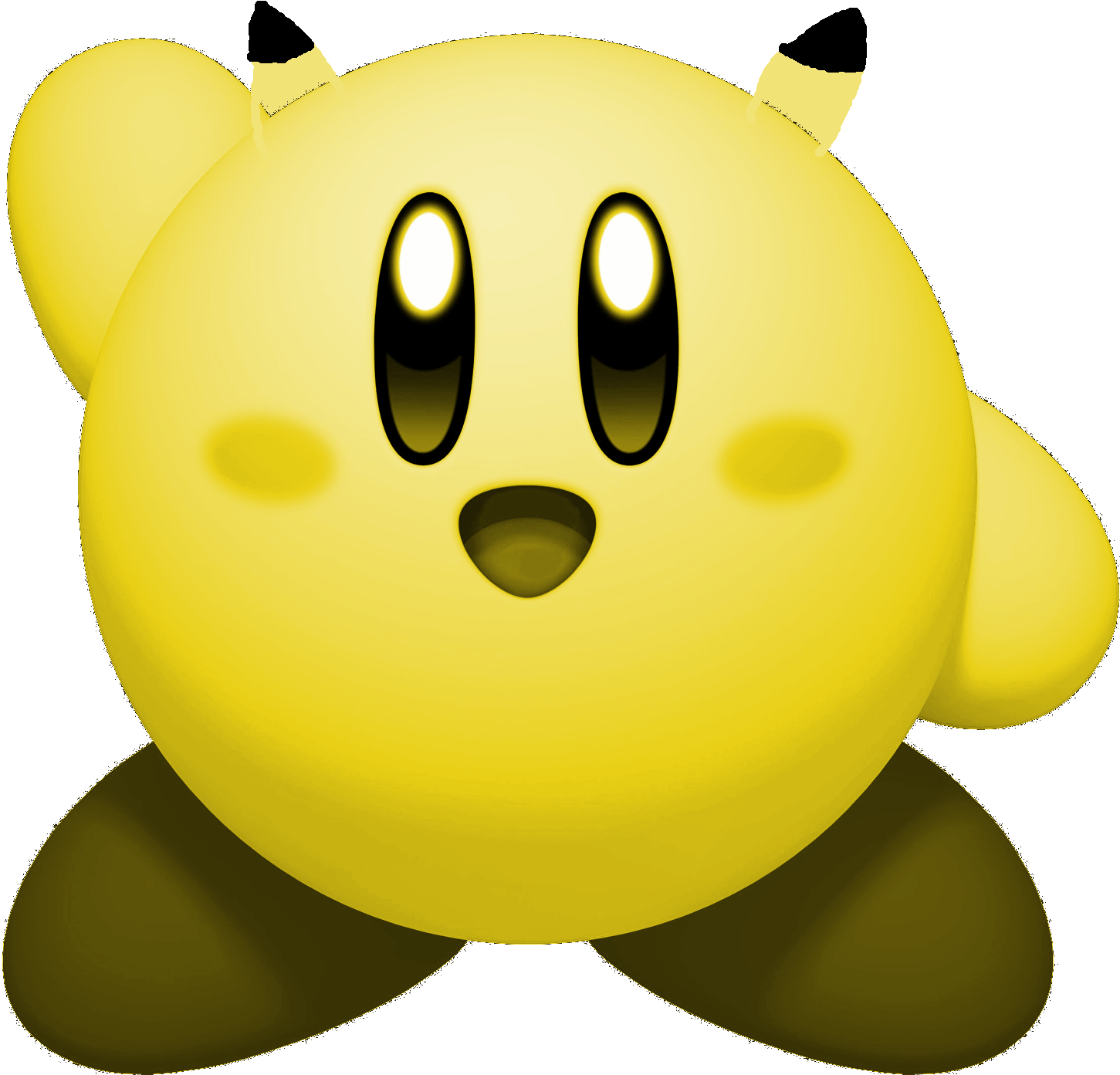Kirby Pikachu - Yoshi Kirby (1548x1548), Png Download