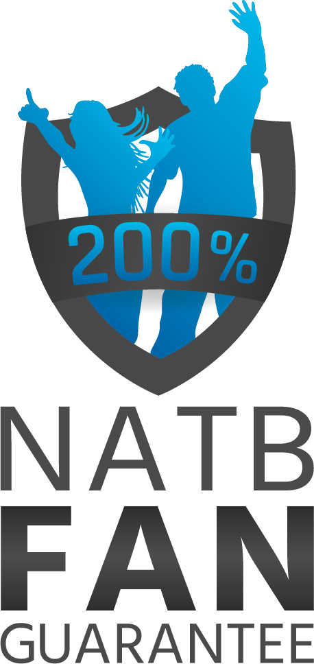 200% Natb Fan Guarantee - Emblem (458x968), Png Download