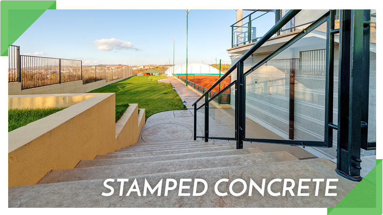 Stamped Concrete Durable Beautiful Flooring Solutions - Stamped Concrete (1249x708), Png Download