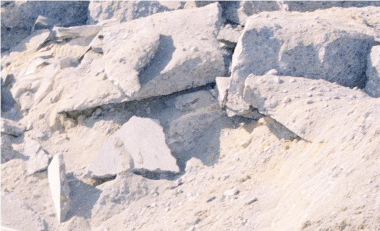A Technician Measures A Concrete Area, Which Was Blown - Outcrop (1484x450), Png Download