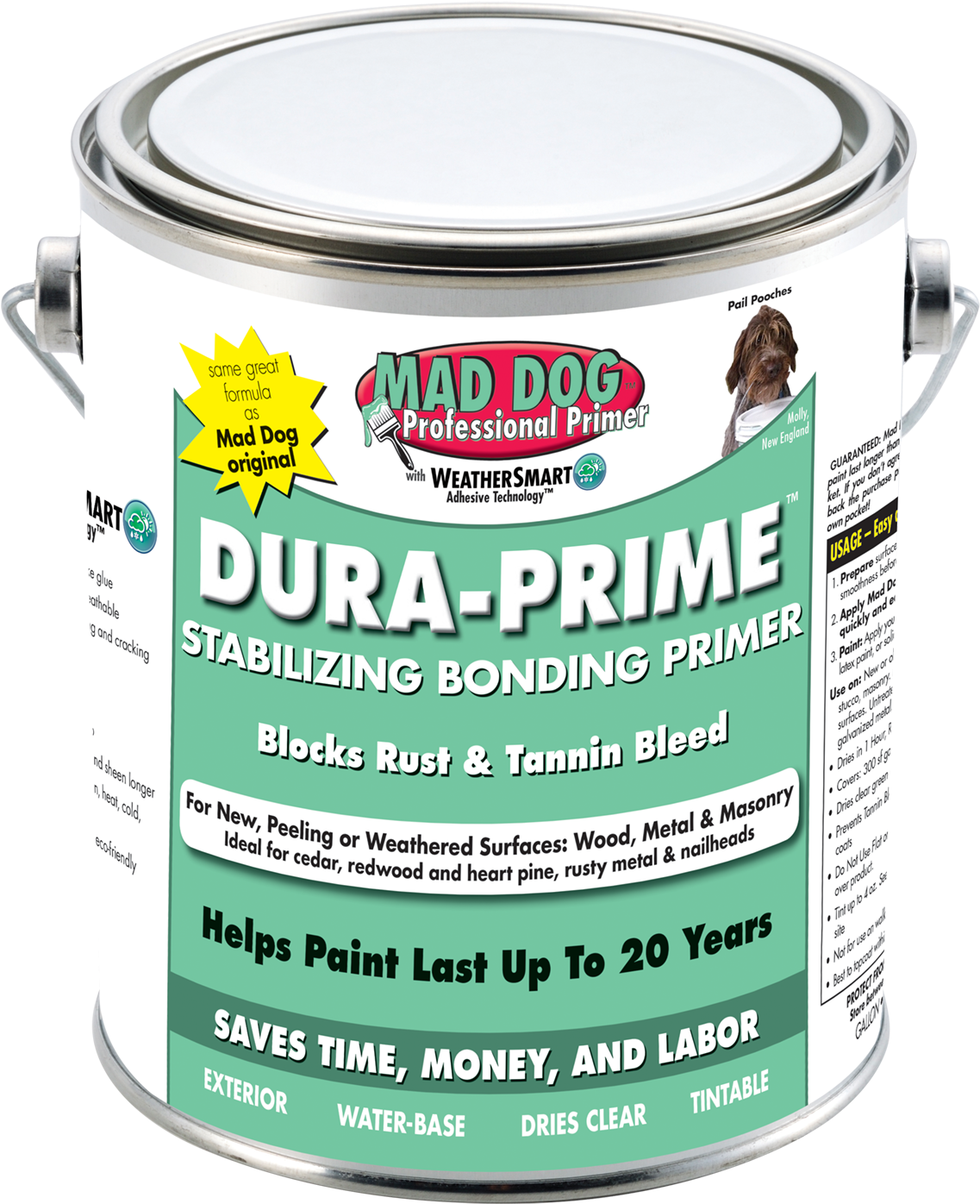 Mad Dog Dura-last Primer (1200x1497), Png Download