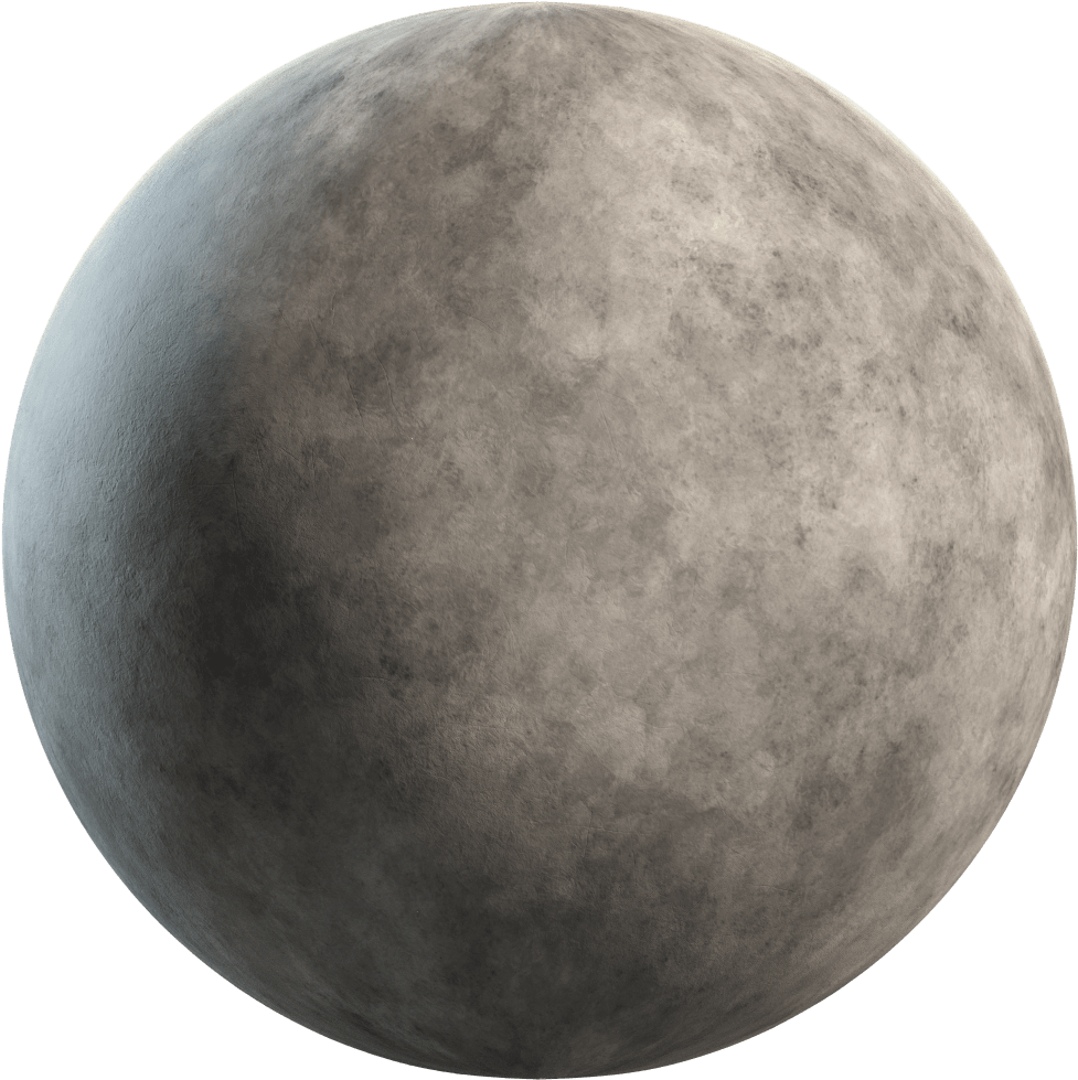 Concrete - Moon With White Background (1080x1080), Png Download
