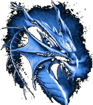 Blue Dragon - Logo Dragon Blue Transparent (400x540), Png Download