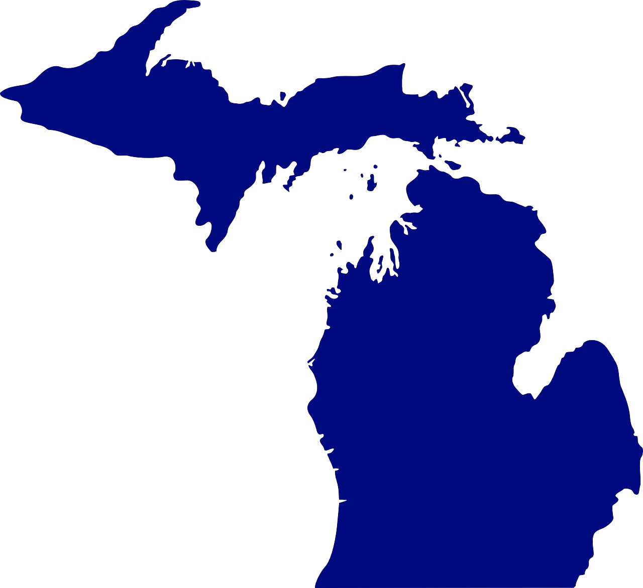 Michiganlower Pnever Been To The Up Scratch Thatwent - State Of Michigan Transparent (600x550), Png Download