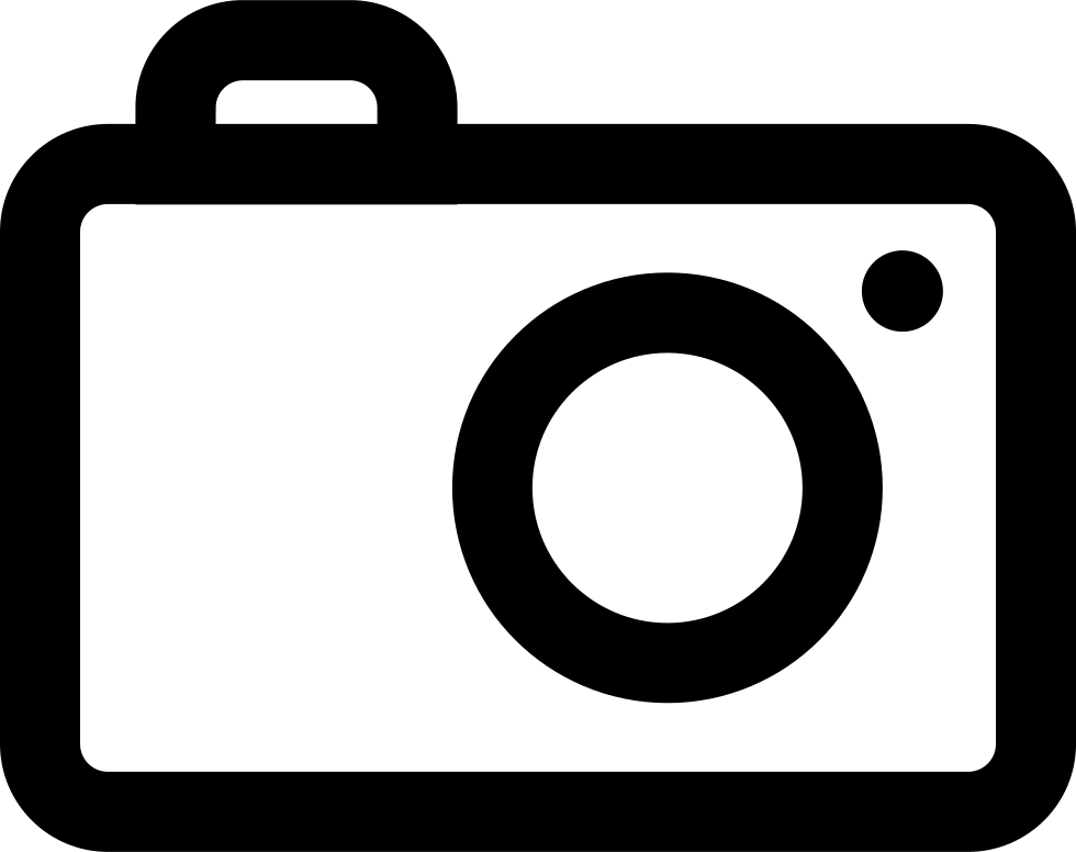 Photography Camera Outline - Camera Outline Png (980x776), Png Download