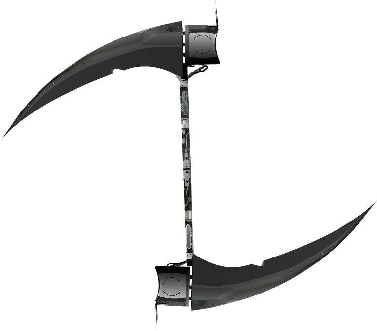 Futuristic Scythe - Spear (764x671), Png Download