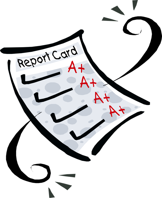 Card - Report Card Clipart Transparent (555x675), Png Download