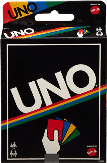 Uno Card Game - Mattel Uno Card Game - Retro Edition (600x600), Png Download