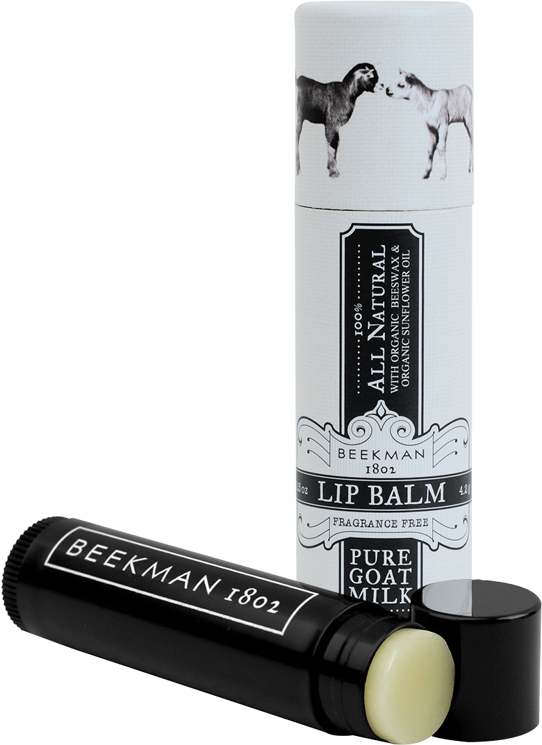 Pure Goat Milk Lip Balm Stick - Pure Goat Milk 0.15 Oz. Lip Balm Stick By Beekman 1802 (1200x1200), Png Download