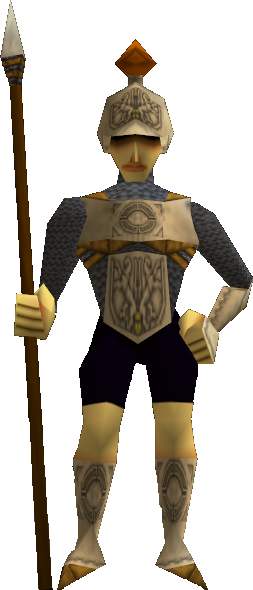 Clock Town Soldier - Legend Of Zelda Soldier (253x590), Png Download