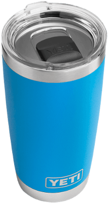 Rambler 20 Oz Tumbler - Blue Yeti 20 Oz (480x480), Png Download