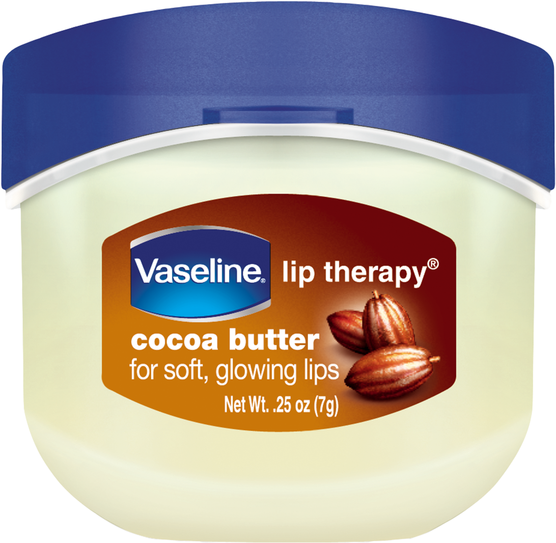 Vaseline® Lip Therapy® Cocoa Butter Lip Balm Tube - Vaseline Lip Therapy Cocoa Butter (1500x1500), Png Download