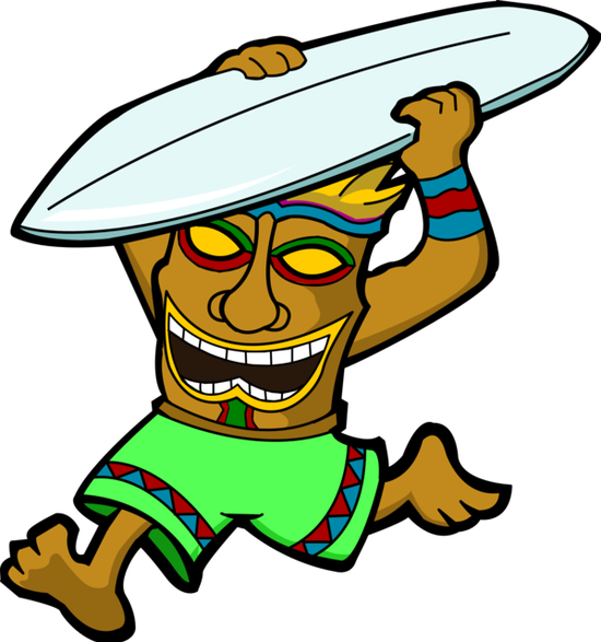 Tiki Event - Hawaiian Totem Pole Png (550x587), Png Download