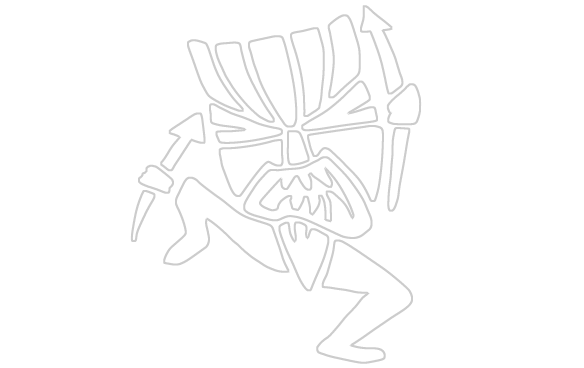 Tiki Warrior (584x368), Png Download