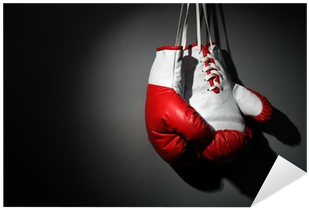 Hang Up Your Boxing Gloves Sticker - Boxing Gloves Shower Curtain (400x400), Png Download