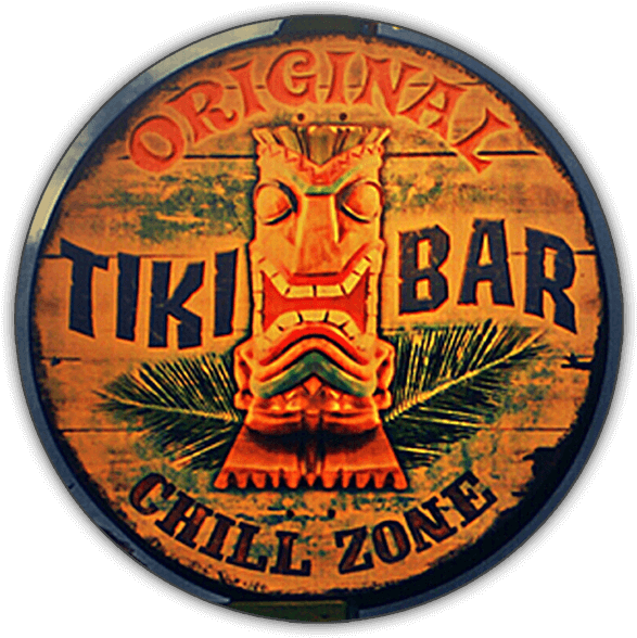 Menu - Tiki Bar Logo Png (600x600), Png Download