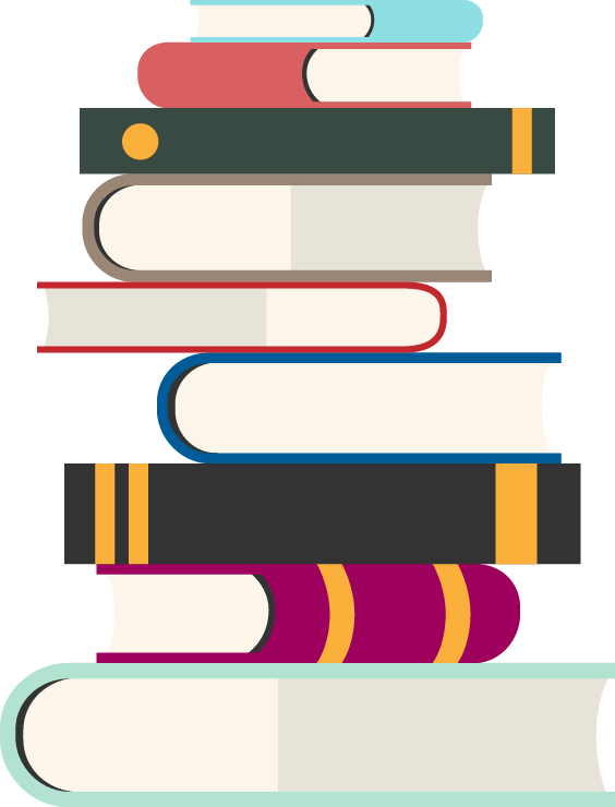 Pile Of Books Png Download - Png Flat Book Vector (564x740), Png Download