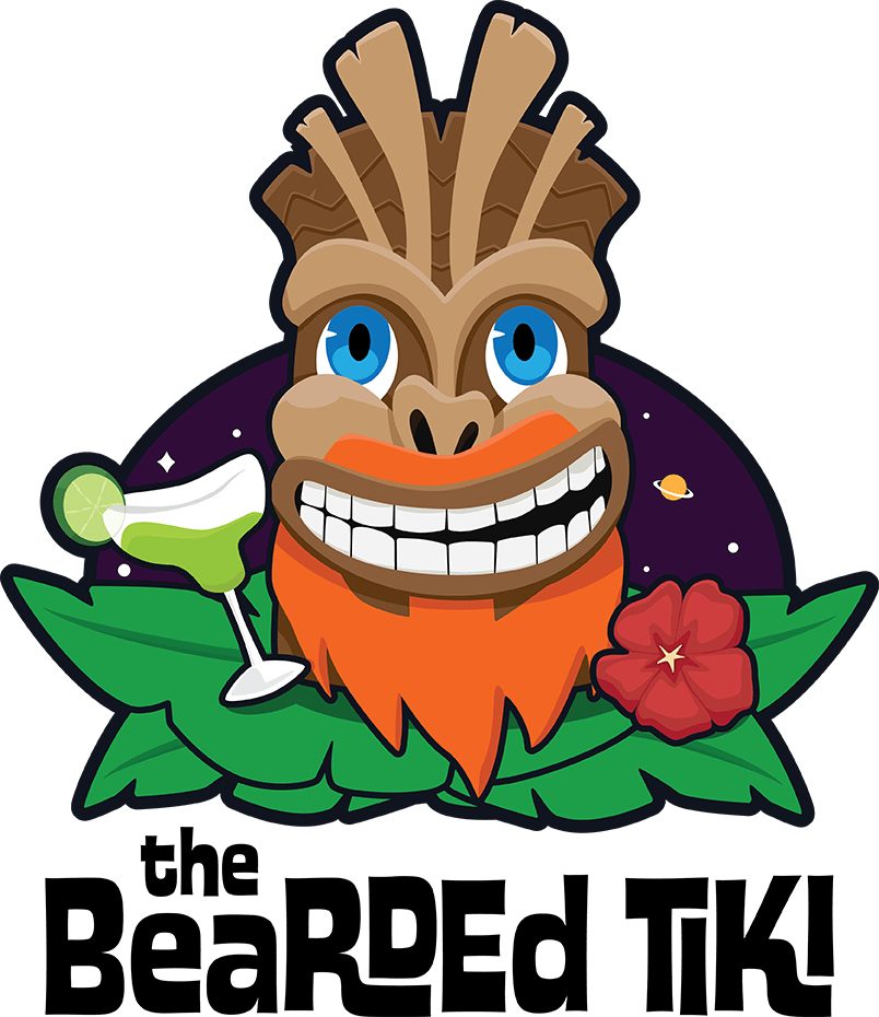 Bearded Tiki Logo - Design (804x930), Png Download