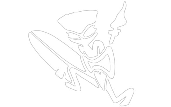 Tiki Surfer Svg Black And White Library - Tiki Surfer (584x368), Png Download