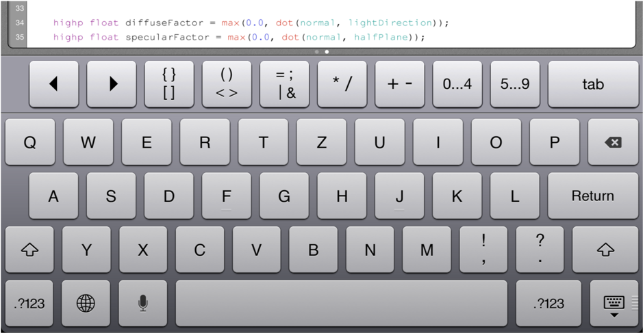 This Way Switching Keyboard Layouts Is Only Necessary - Ipad Text Input (1000x547), Png Download