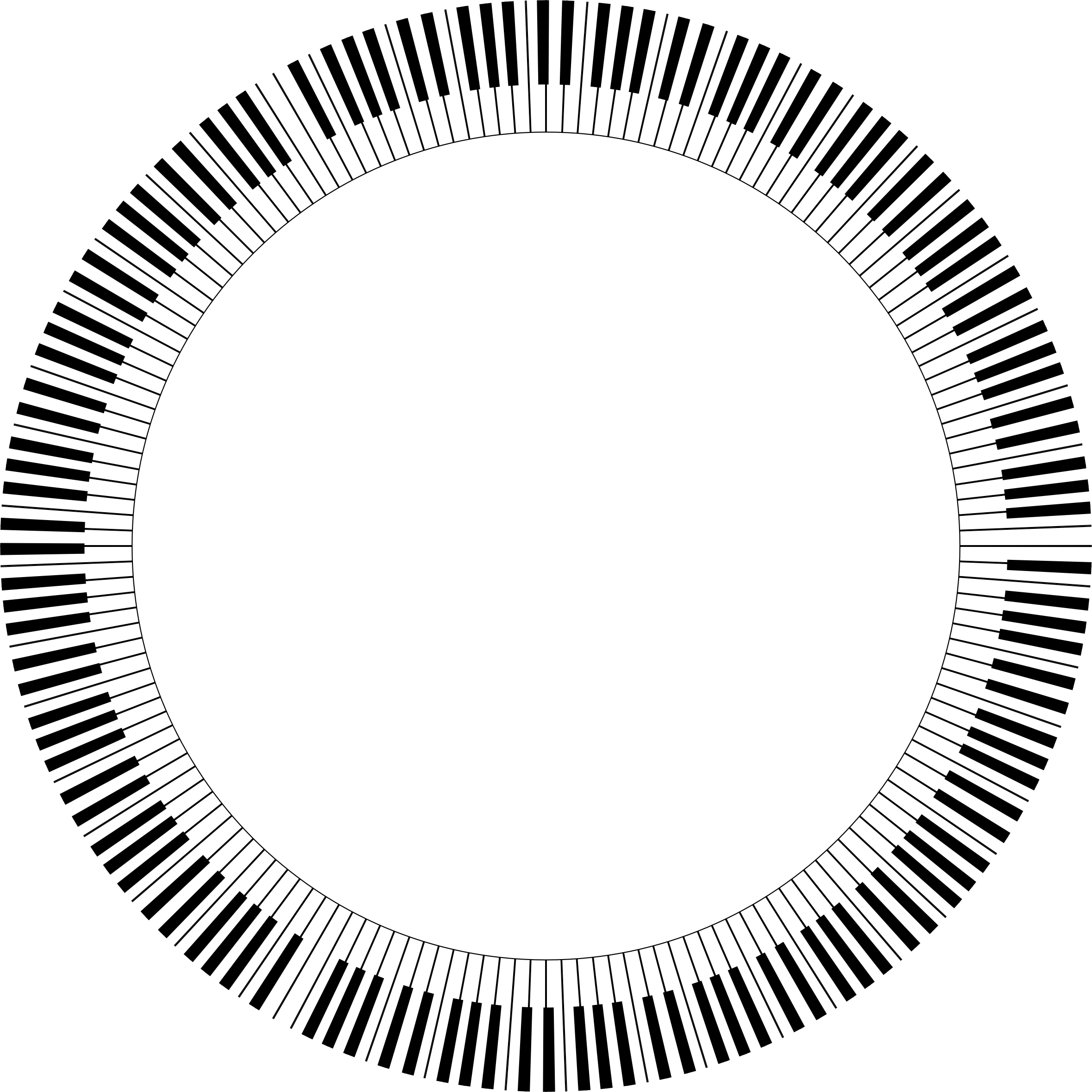 Musical Keyboard Piano Circle - District Industries Centre Logo (750x750), Png Download
