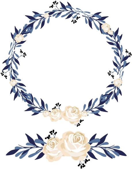 Pin By Paula Andrea Russi On Vectores & Plantillas - Coroa De Flores Para Convite De Casamento (626x626), Png Download