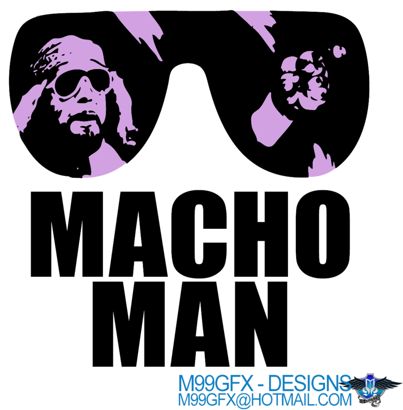 Macho Man Randy Savage Logo (882x906), Png Download