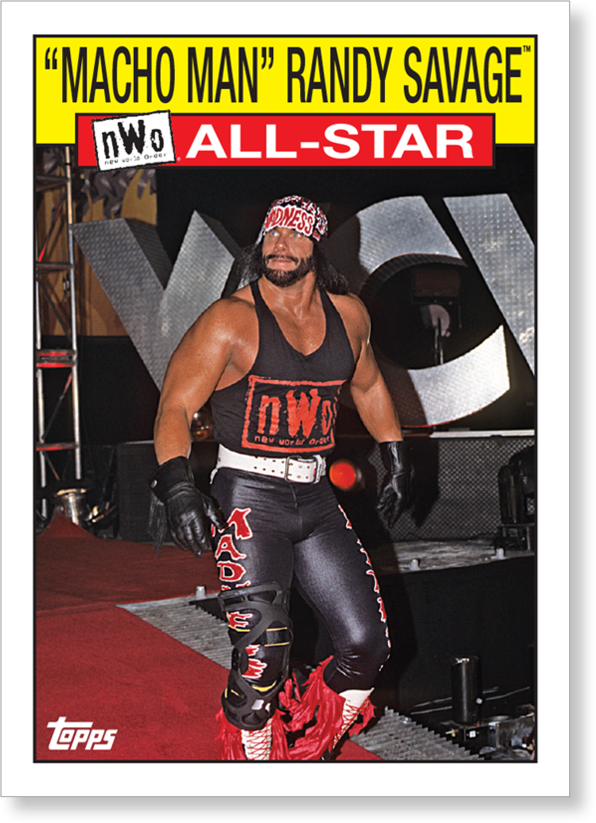 "macho Man" Randy Savage 2016 Wwe Heritage Wcw Now - Wcw Macho Man Randy Savage Nwo (2000x2000), Png Download