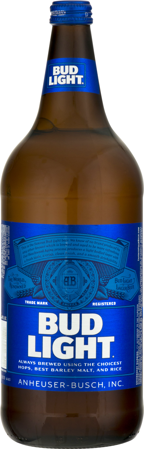 Clipart Library Download Beer Fl Oz Walmart Com - Bud Light Beer 4-16 Fl. Oz. Aluminum Bottles (1800x1800), Png Download