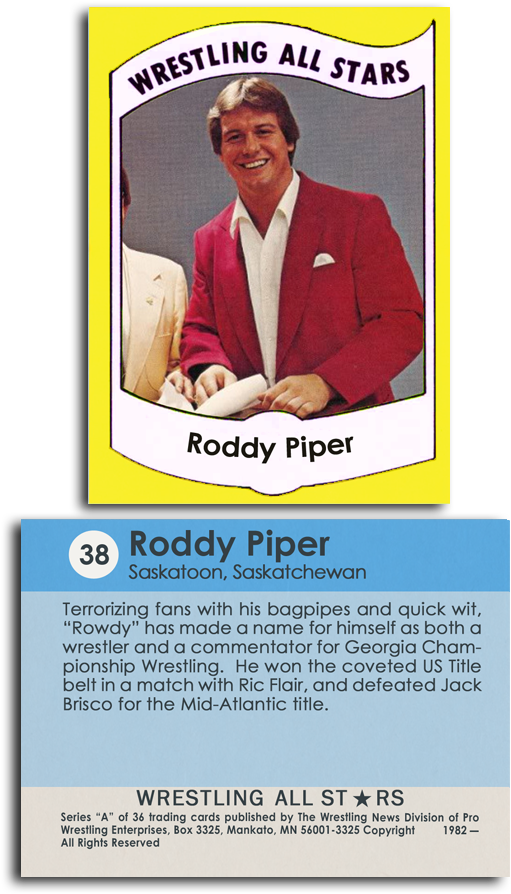 Image - Randy Poffo Baseball Card For Sale (576x936), Png Download