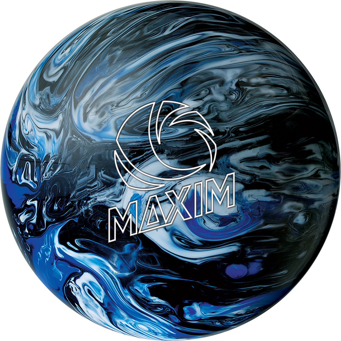 On The Spot Pro Shop Ebonite Maxim Polyester Png Bud - Blue Maxim Bowling Ball (1125x1125), Png Download