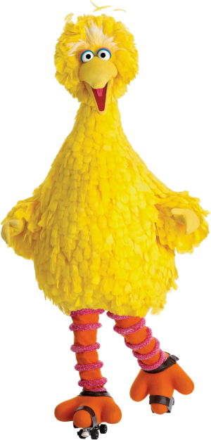 Big Bird Png (300x626), Png Download