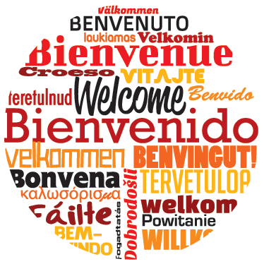 Bienvenido Seo Blog - Welcome In Many Languages Transparent (374x374), Png Download
