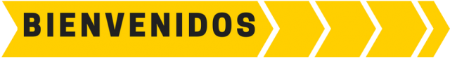 Amarillo Bienvenidos - Port Supply Chain (640x243), Png Download
