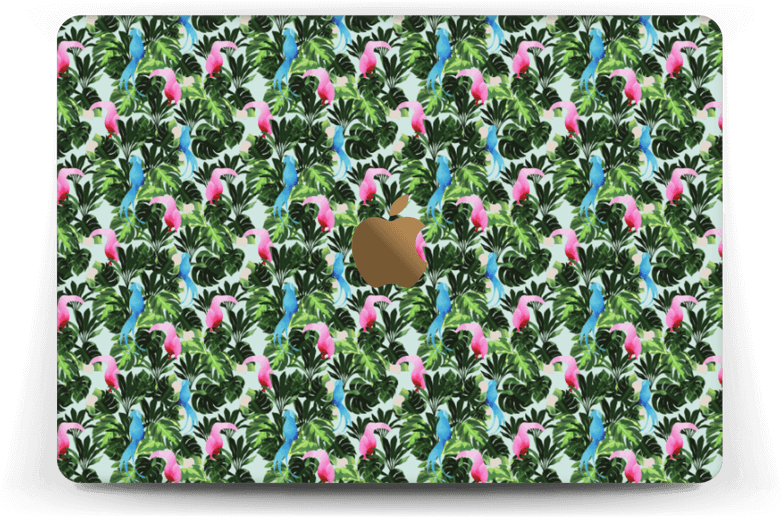 Bird Jungle - Macbook Pro 13-inch (800x563), Png Download