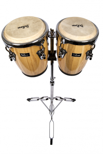 Congas Cga0910-nt - New Derosa Cga0910 Bongo 8" & 9" Natural Conga (500x500), Png Download