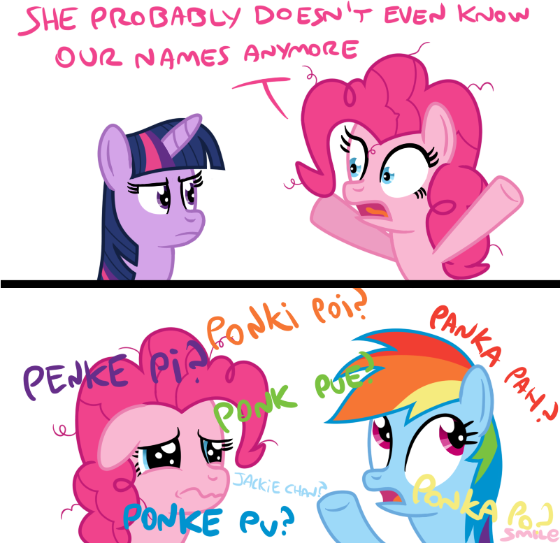 01 Po Pe Acke Chpj Onke Pv Pony Face Pink Text Facial - Cartoon (800x800), Png Download
