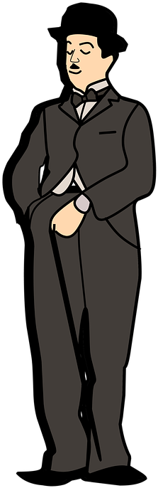 Actor Clipart Gentleman - Charlie Chaplin Png (442x720), Png Download