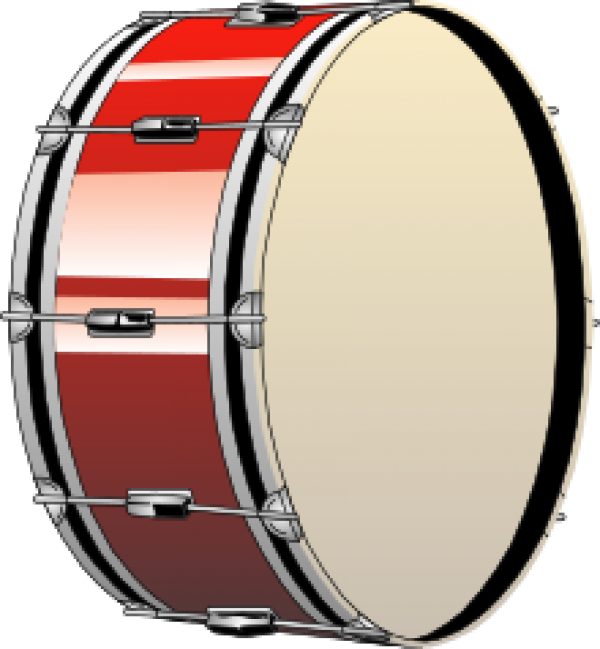Clipart Info - Bass Drum Musical Instrument (462x500), Png Download