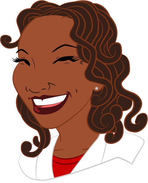 Awesomely Luvvie - Illustration (500x618), Png Download