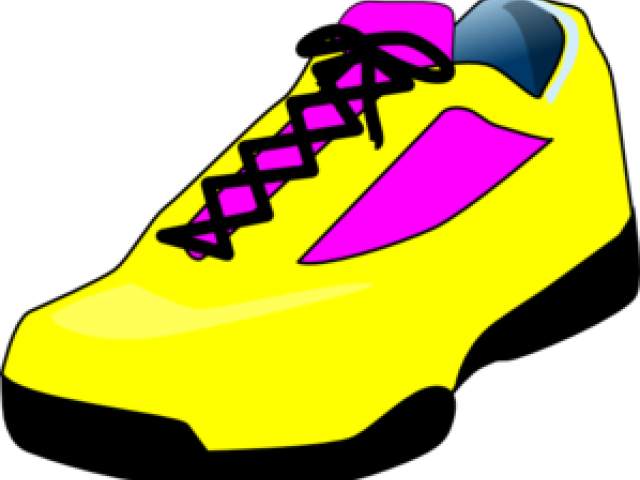 Running Shoes Clipart Free Running Shoe - Sneakers (640x480), Png Download