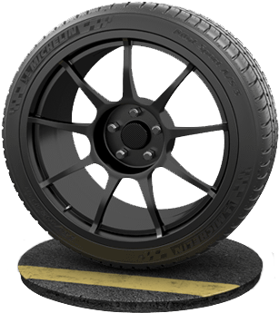 Tire Highlights - Michelin Pilot Sport As3+ Sidewall (336x371), Png Download