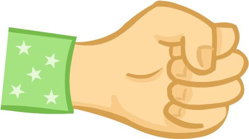 Paper Rock Scissors Clipart (598x280), Png Download