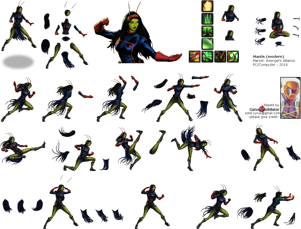 Click To View Full Size - Mantis Marvel Avengers Alliance (1275x975), Png Download