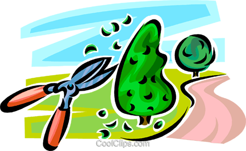 Poda De Arbustos Livre De Direitos Vetores Clip Art - Illustration (480x295), Png Download