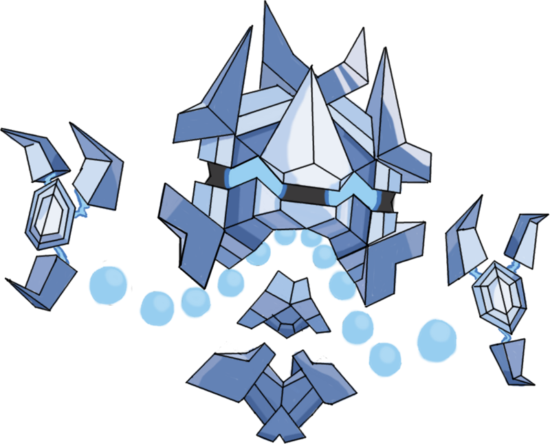 Important Notice Pokemon Mega-cryogonal Is A Fictional - Mega Cryogonal (800x646), Png Download