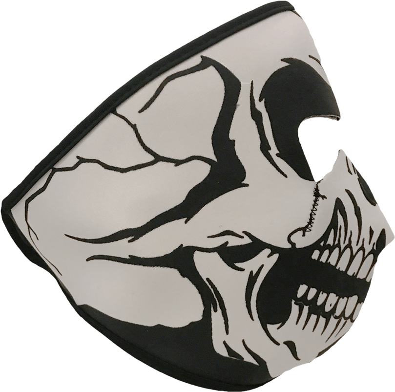 Neoprene Skull Mask - Mens Cycling Bicycle Motorcycle Skull Cap Headgear (967x967), Png Download