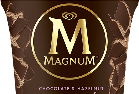 Featuring Chocolate And Hazelnut Ice Cream Mixed With - Magnum Praline Ice Cream (600x330), Png Download