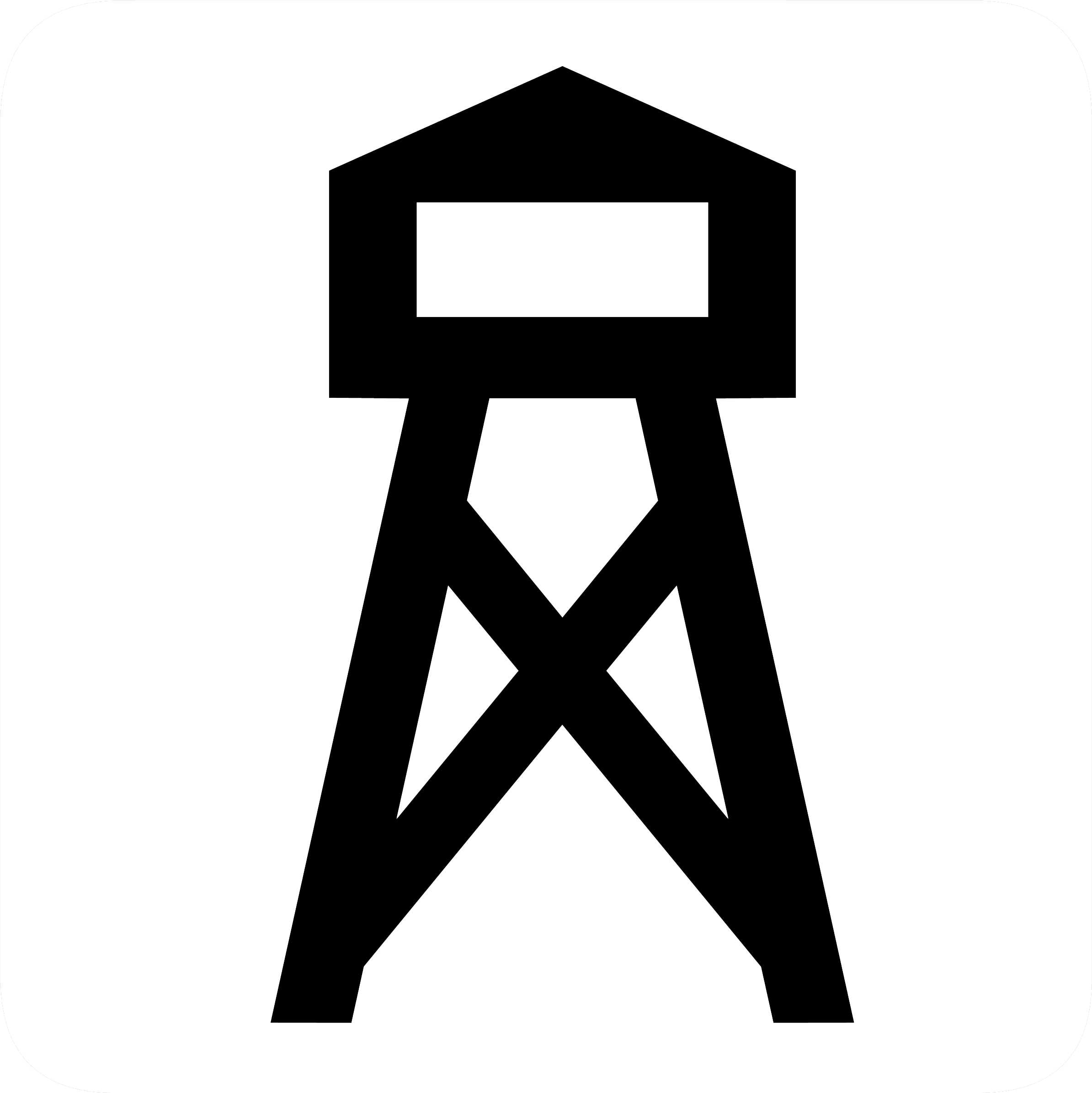 Tower - Water Tower Clip Art (2416x2420), Png Download